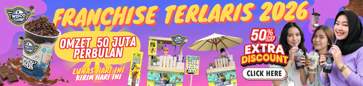 Franchise Chocolate Ice Blend Wisco ~ Peluang Bisnis Minuman Cokelat